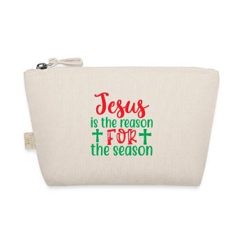Jesus is the reason for the season - humour noël - Trousse biologique - nature - Devant