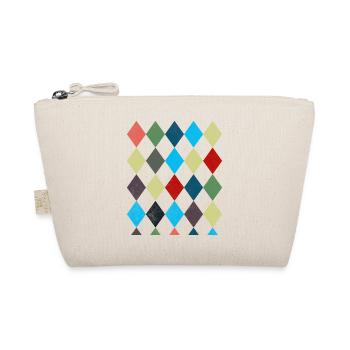 Rhombus White Red Costume Halloween Suit - Organic Pouch - nature - Front