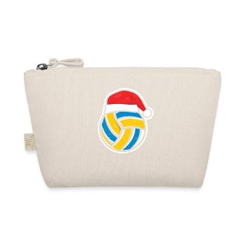 Volleyball Père Noël Beanie Sports Noël - Trousse biologique - nature - Devant