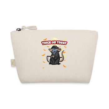 Trick Or Treat Scary Creepy Halloween Monster - Organic Pouch - nature - Front