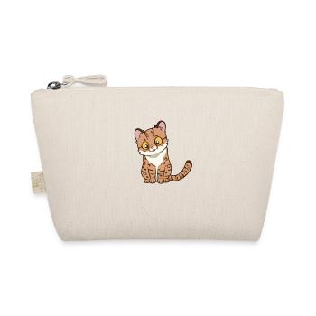 Kawaii Margay - Organic Pouch - nature - Front
