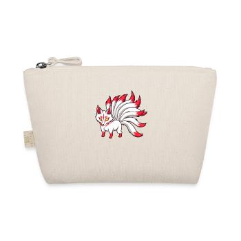 Figurine Yokai du Japon - Kawaii Kitsune - Trousse biologique - nature - Devant