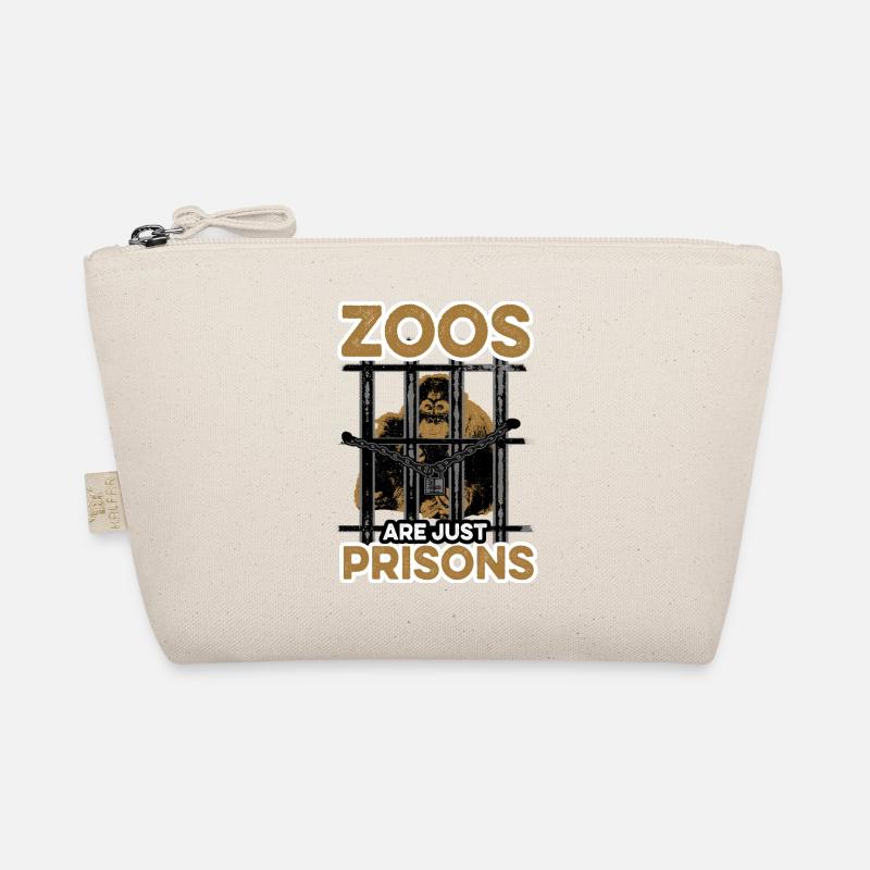 Zoos sind nur Gefängnisse Anti-Protest gegen - Bio-Täschchen - Natur