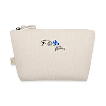 Butterfly Satans blue Butterfly grunge Goth - Bio-Täschchen - Natur - Vorne