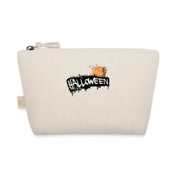 Halloween Ghost Holiday Custom - Organic Pouch - nature - Front