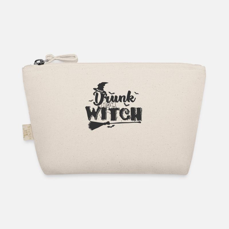 Drunk Witch Halloween Holiday Custom Organic Pouch