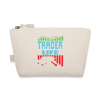 Trader Life Awesome Retro Bear Cycle T-Shirt - Trousse biologique - nature - Devant