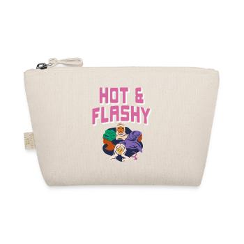 Hot & Flashy Awesome Retro T-Shirt For Her - Organic Pouch - nature - Front