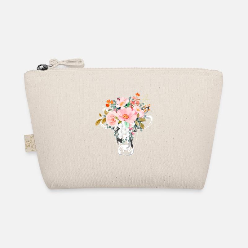 TÊTE DE VACHE AVEC DES FLEURS Trousse biologique