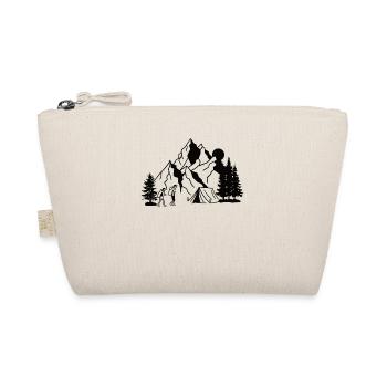 Hiking Camping Outdoor Sayings Camper Hikers - Organic Pouch - nature - Front