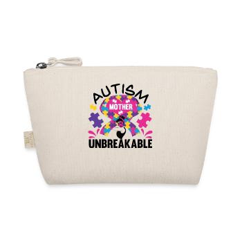Autism Mother Daughter Son Autistic Parents Child - Organic Pouch - nature - Front