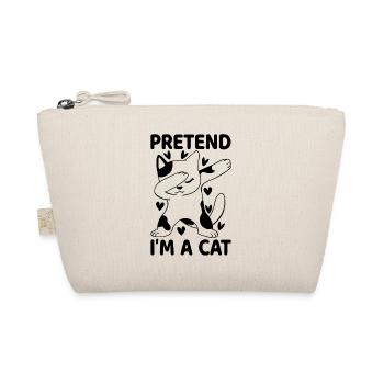 Katzenbesitzer Ich tue so, als wäre ich eine Katze - Bio-Täschchen - Natur - Vorne