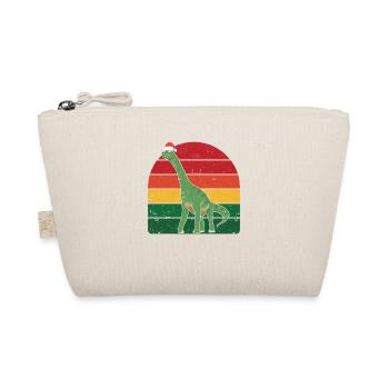 Dinosaure Dino Père Noël Casquette Noël - Trousse biologique - nature - Devant