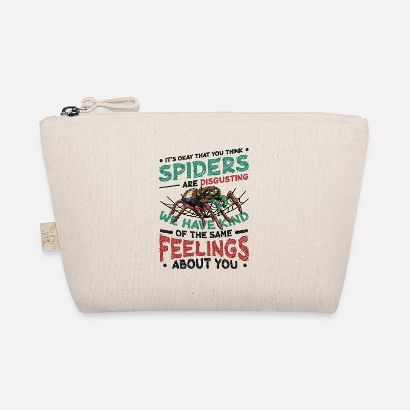 Spiders are not disgusting - Spider Lover Organic Pouch