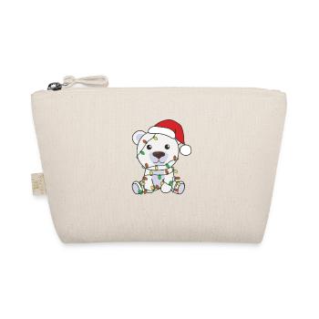 Polar Bear Christmas Winter Animals Polar Bears - Organic Pouch - nature - Front