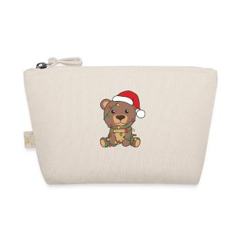Ours Noël Animaux d’hiver Ours - Trousse biologique - nature - Devant