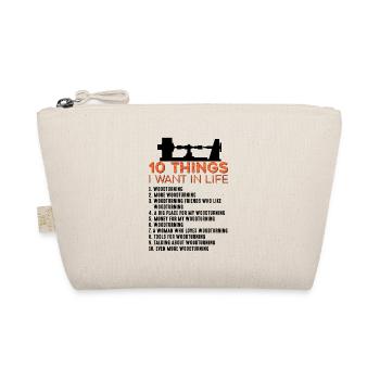 Woodturning Craftsman Woodturner Carpentry - Organic Pouch - nature - Front
