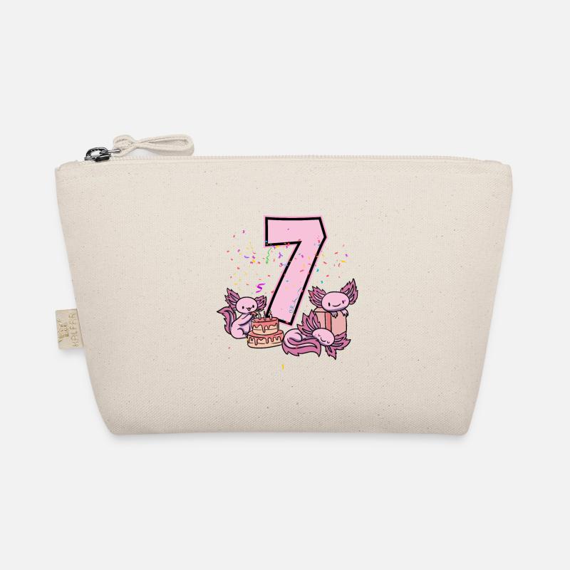 7. Geburtstag Axolotl Bio-Täschchen