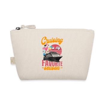 Cruise Ship Vacation Girl Cruising - Bio-Täschchen - Natur - Vorne