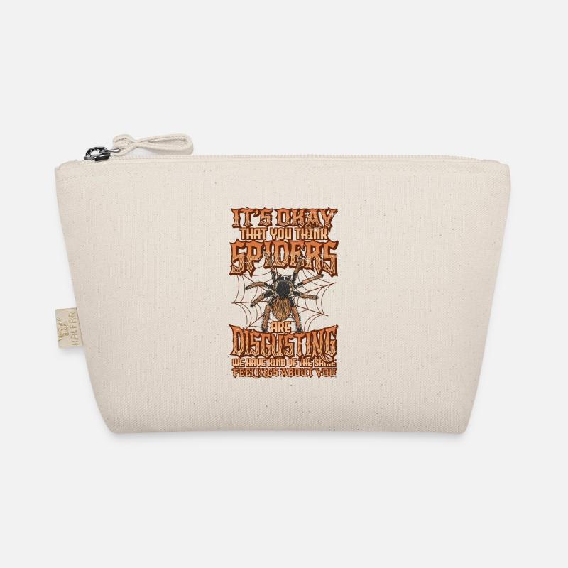 Spiders are not disgusting - Spider Lover Organic Pouch