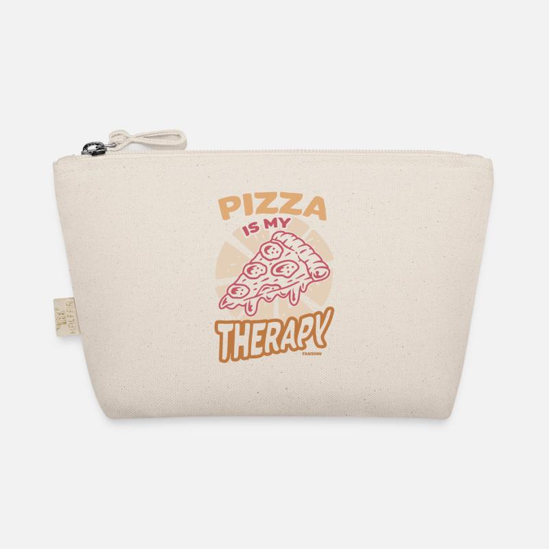 Pizza Is My Therapy Bio-Täschchen
