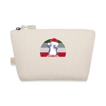 Dabbing Pingouin Dab Danse Noël PJs Fröhliche - Trousse biologique - nature - Devant