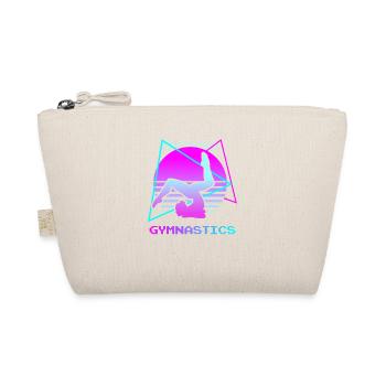 Retro Vintage Classic Gymnastics Gymnastic Gymnast - Bio-Täschchen - Natur - Vorne