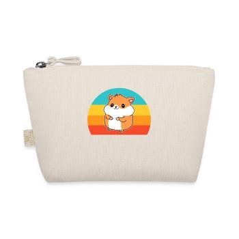 Vintage Cute Furry Potato Guinea Pig - Bio-Täschchen - Natur - Vorne