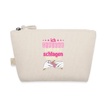 Häkeln - Bio-Täschchen - Natur - Vorne
