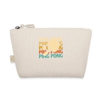 Tennis de table de ping-pong classique rétro vintage - Trousse biologique - nature - Devant