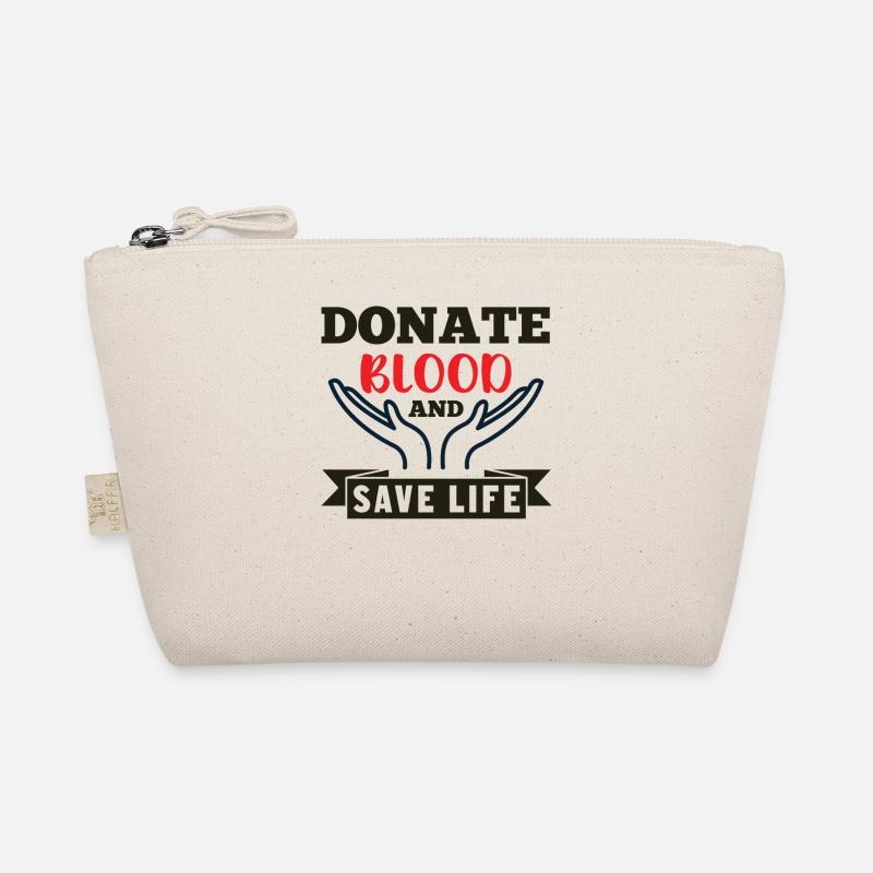 Blutspende Blutspenden Blutspender Bio-Täschchen