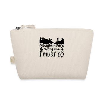 The mountains call for holidays - Organic Pouch - nature - Front