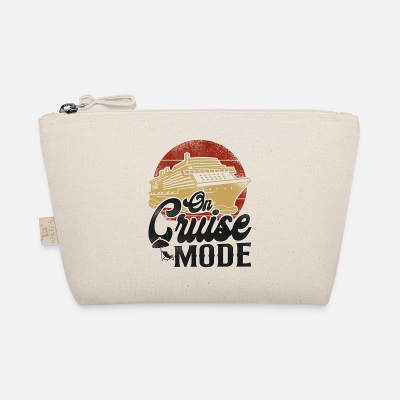 Cruise Ship Vacation Vintage On - Bio-Täschchen - Natur
