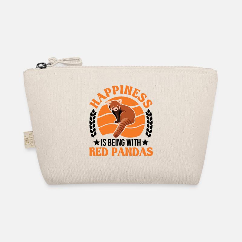 Le bonheur, c’est d’être avec Red Pandas Roter Panda Trousse biologique