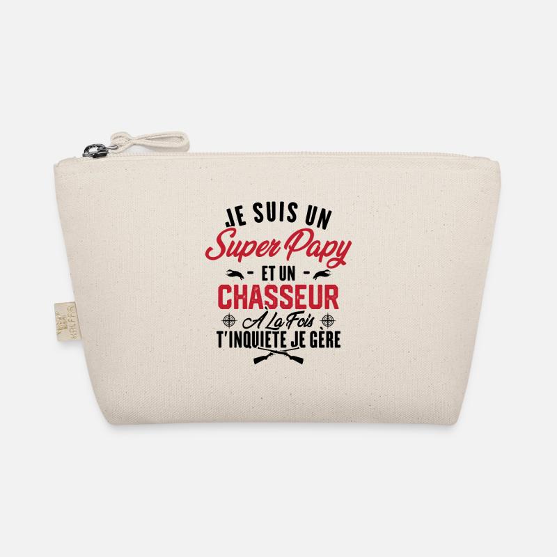 Je suis un super papy et un chasseur, Cadeau papy Trousse biologique