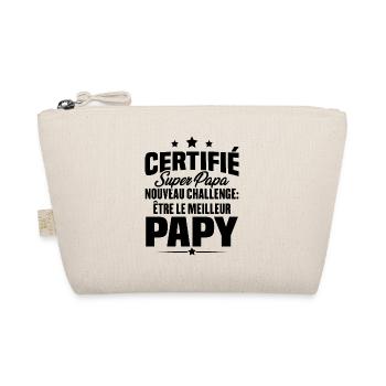 Cadeau nouveau challenge être le meilleur papy - Trousse biologique - nature - Devant