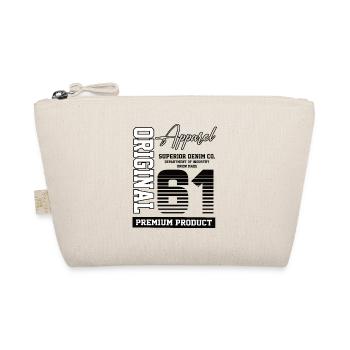 1961 Vintage Birthday Vintage Gift Retro - Organic Pouch - nature - Front