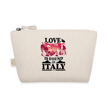 Italy Italian Flag Italia Gift - Organic Pouch - nature - Front