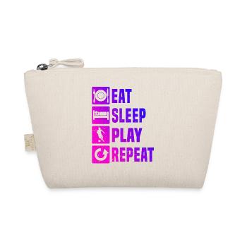 Women's Men's Soccer Football Playing Football - Organic Pouch - nature - Front