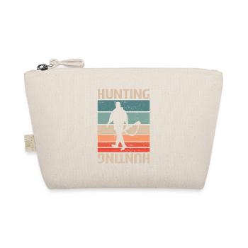 Classic Vintage Retro Hunting Hunter - Bio-Täschchen - Natur - Vorne