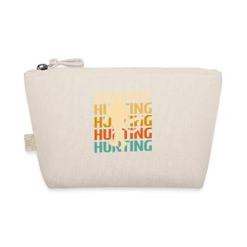 Classic Vintage Retro Hunting Hunter - Bio-Täschchen - Natur - Vorne