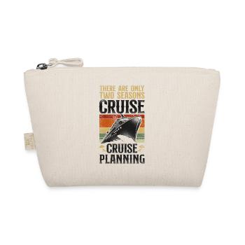 Cruise Ship Vacation Vintage There - Bio-Täschchen - Natur - Vorne