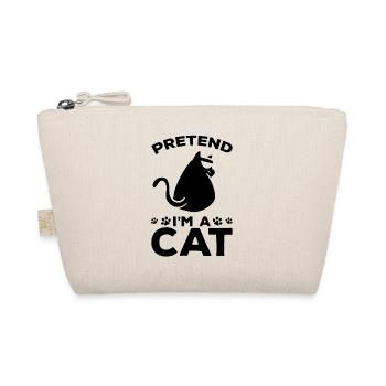 Cat Lover Funny Cat Memes I pretend - Organic Pouch - nature - Front