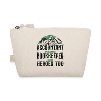 Accountant Bookkeeper Accounting - Organic Pouch - nature - Front