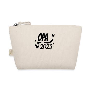 Opa 2023 - Opa werden - Bald Opa - Bio-Täschchen - Natur - Vorne