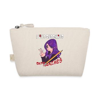 I love to draw cute anime - artists - Organic Pouch - nature - Front