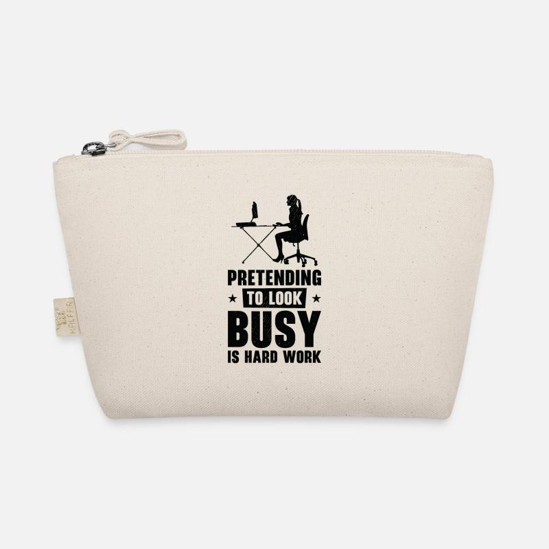 Pretending Busy Hard Work Employee Office Work Organic Pouch