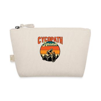 Funny Cycling Squad Riders Cyclist Bicycle - Organic Pouch - nature - Front