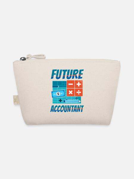 Accountant Bookkeeper Accounting - Organic Pouch - nature - Front