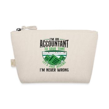 Accountant Bookkeeper Accounting - Organic Pouch - nature - Front